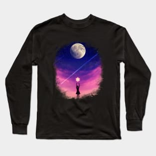 Moon and star Long Sleeve T-Shirt